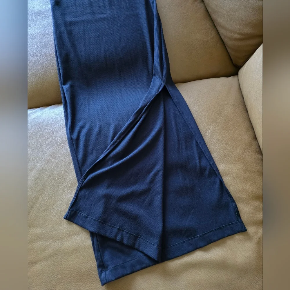 Vuori Pose Midi Tank Dress, Size Small, Black, Ribbed Midi Dress - Picture 6 of 10